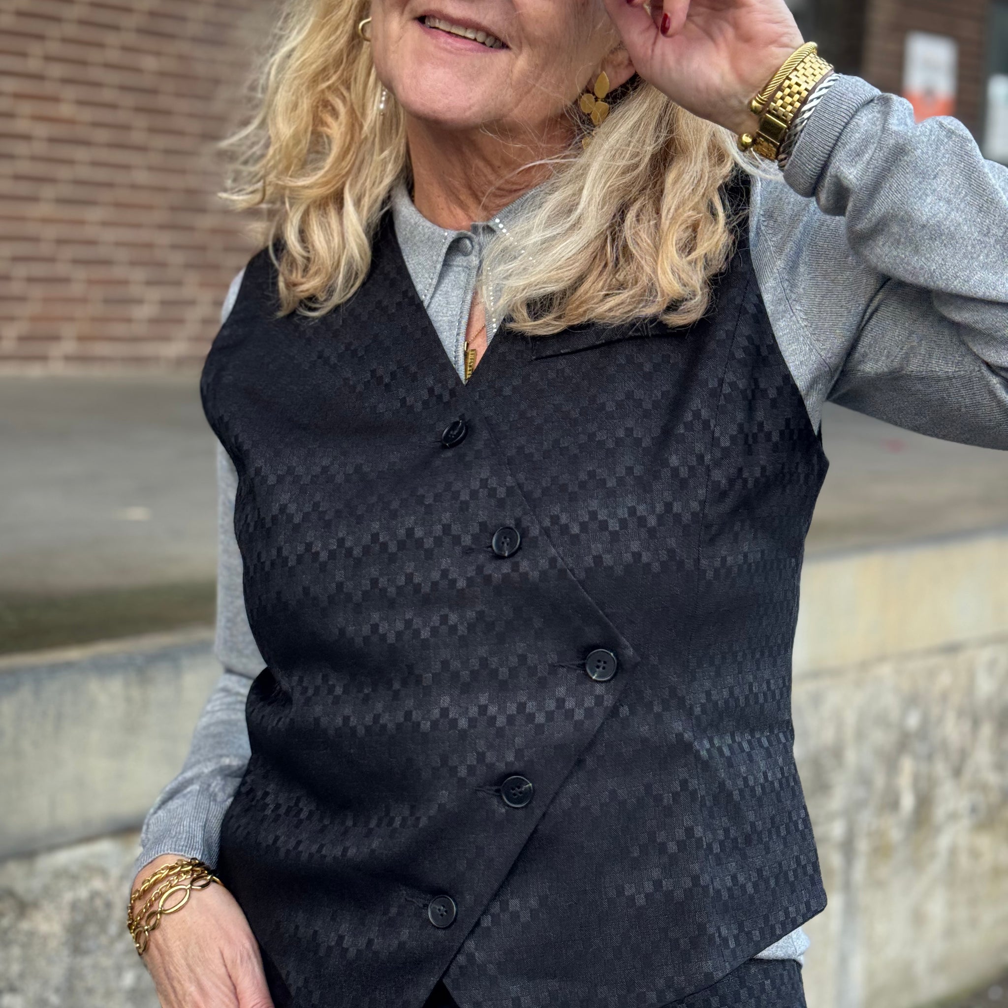 Nü Denmark Bine Vest - Black