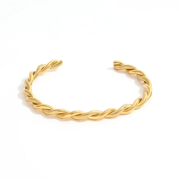 Alina Cuff Armbånd - 18K Guldbelagt