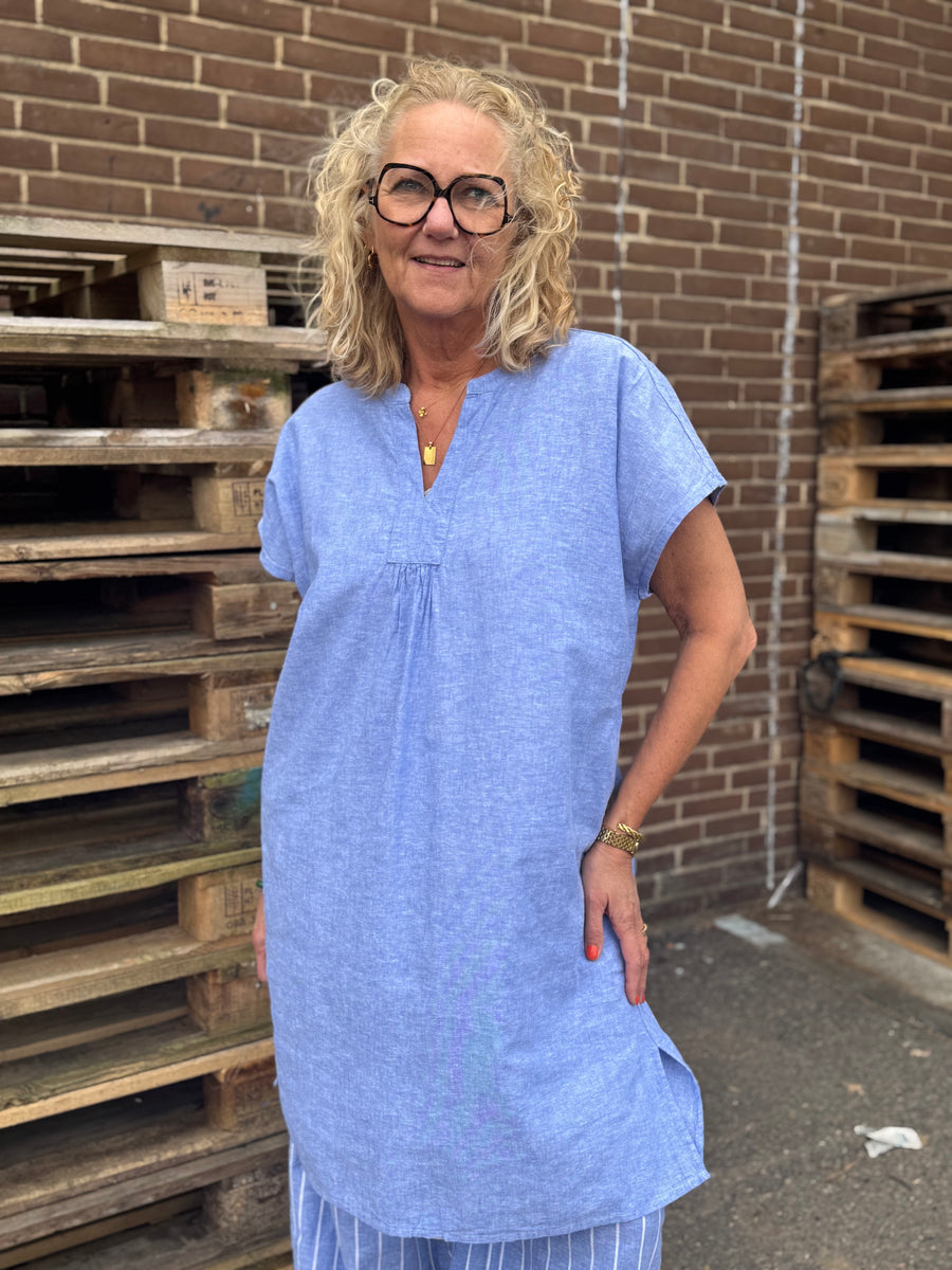 Culture Arletty Dress - Powder Blue