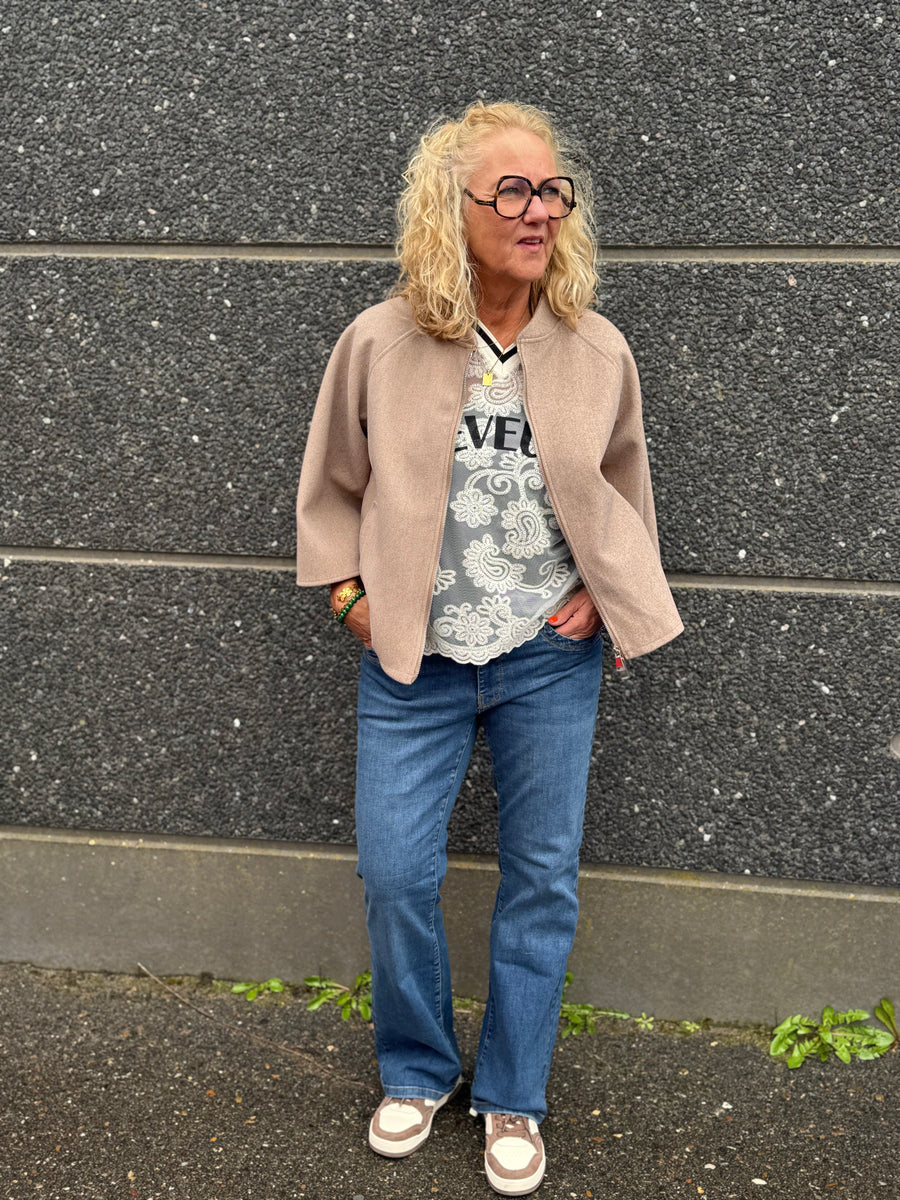 Isay Verona Flare Jeans - Mid Denim Wash