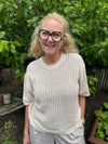 Nümph Miranda SS Pullover - Whitecap Gray