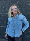 Nümph Kaysa Denim Shirt - Light Stonewash Denim