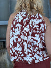 Kaffe Evie Top - Henna Chalk Flower