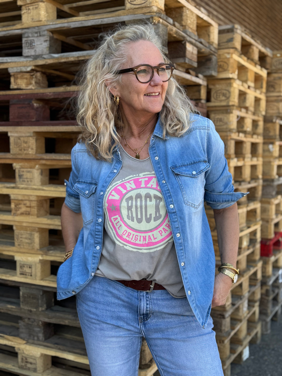Costa Mani Vintage Tee - Sand