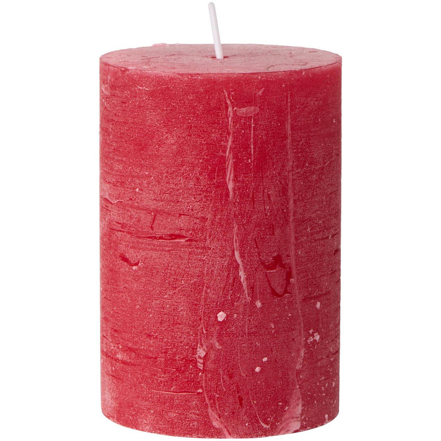 Ib Laursen Rustiklys - Nordic Red (H:10 cm, Ø: 6,8 cm)