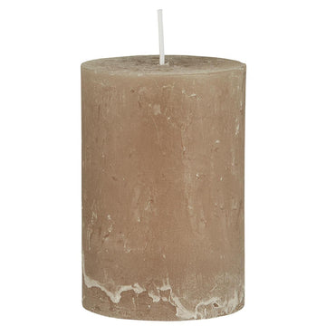 Ib Laursen Rustiklys - Hør (H:10 cm, Ø: 6,8 cm)