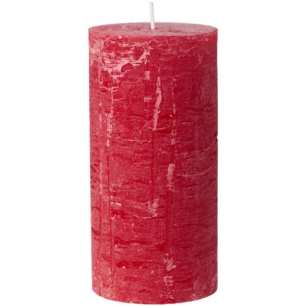 Ib Laursen Rustiklys - Nordic Red (H:14 cm, Ø: 6,8 cm)