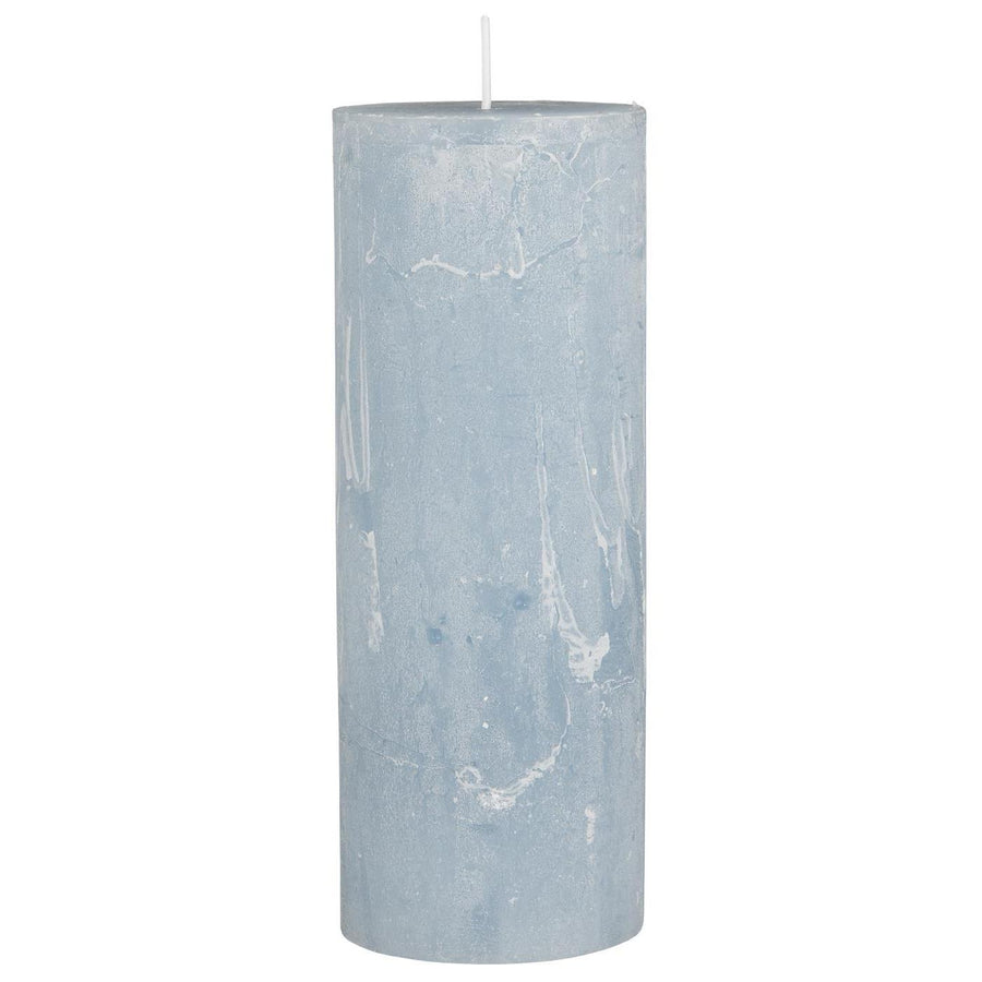 Ib Laursen Rustiklys - Støvblå ( H: 18 cm, Ø: 6,8 cm)