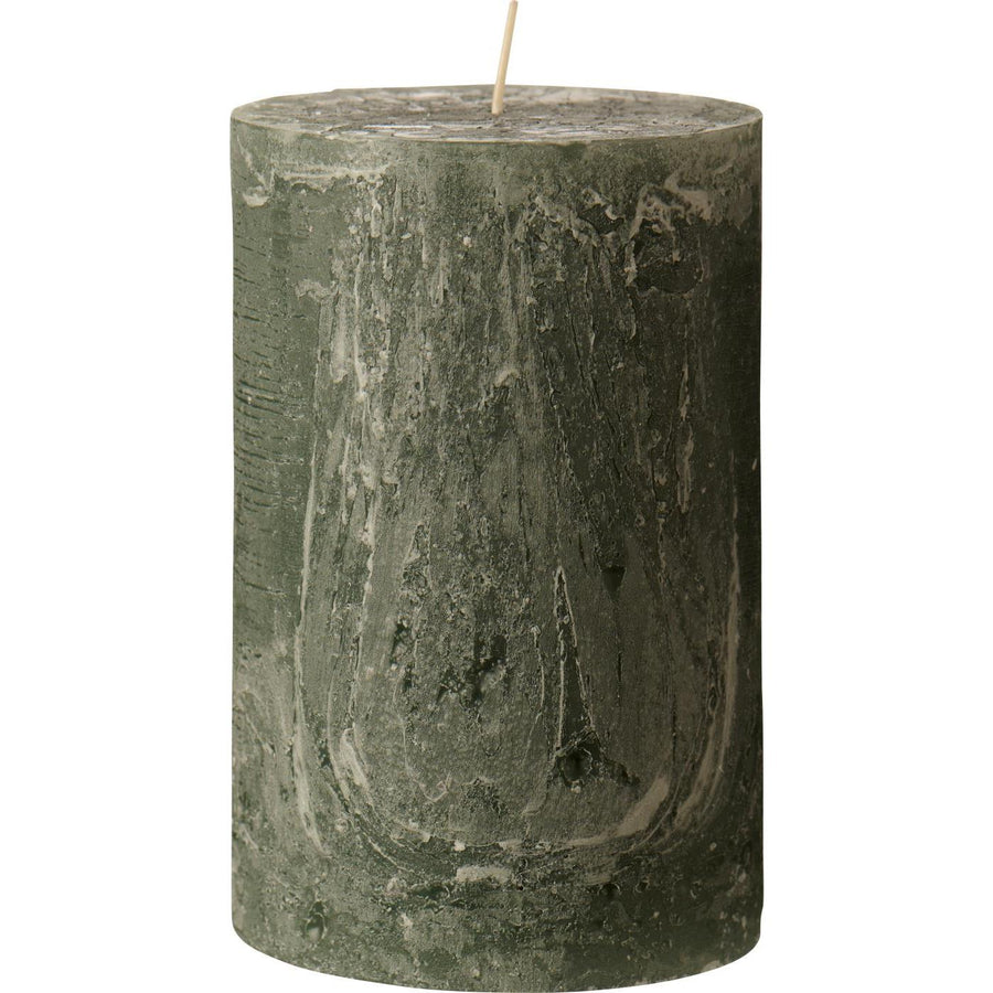 Ib Laursen Rustiklys - Mosgrøn (H: 15 cm, Ø 9,6 cm)
