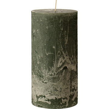 Ib Laursen Rustiklys - Mosgrøn (H: 20 cm, Ø 9,6 cm)