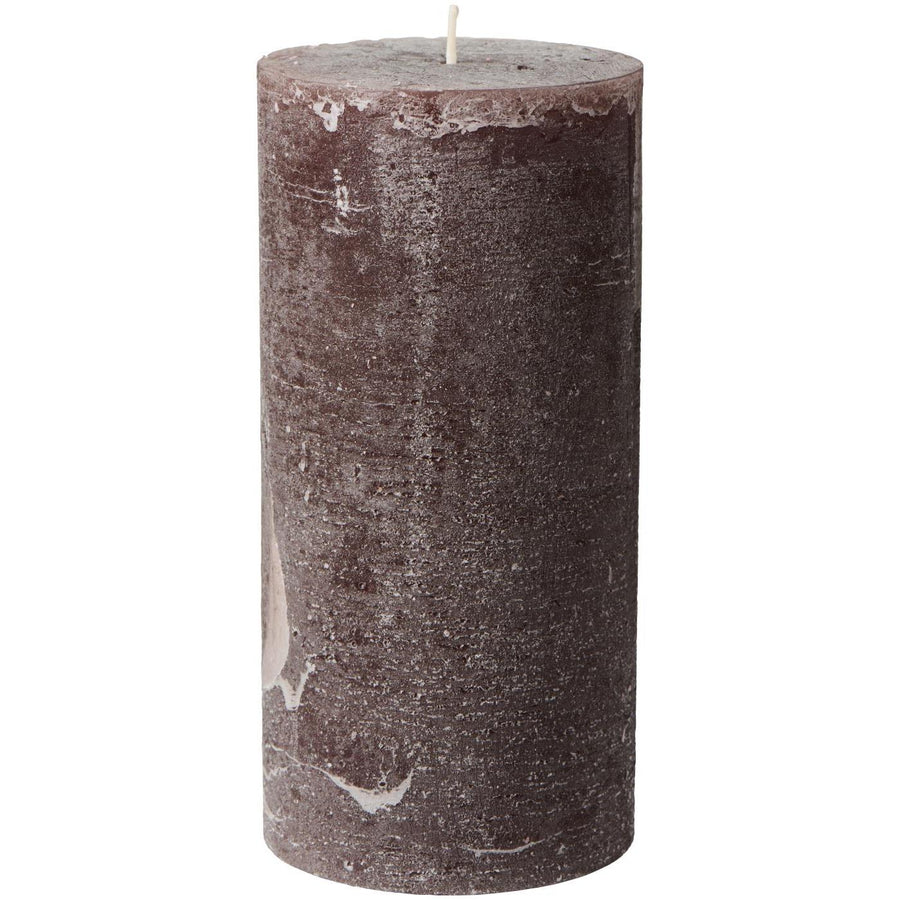 Ib Laursen Rustiklys - Chocolate (H: 20 cm, Ø 9,6 cm)