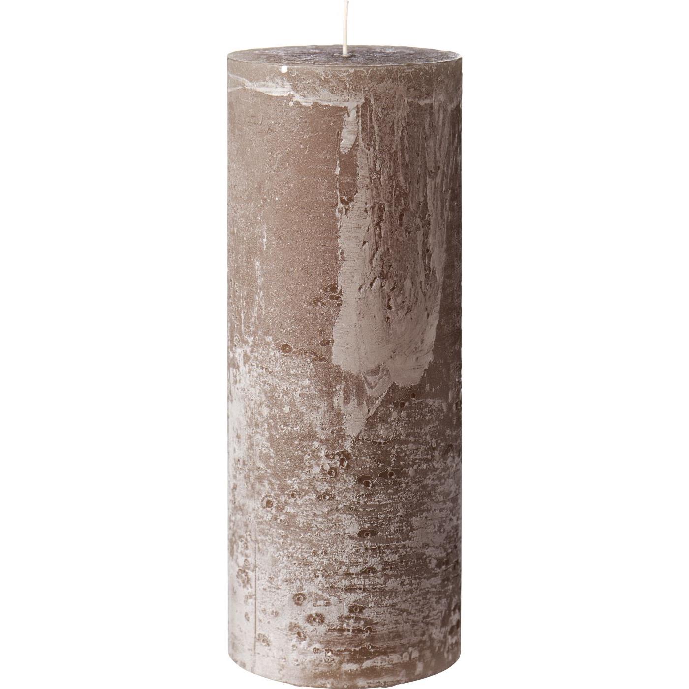 Ib Laursen Rustiklys - Hør (H: 25 cm, Ø 9,6 cm)