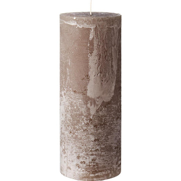 Ib Laursen Rustiklys - Hør (H: 25 cm, Ø 9,6 cm)