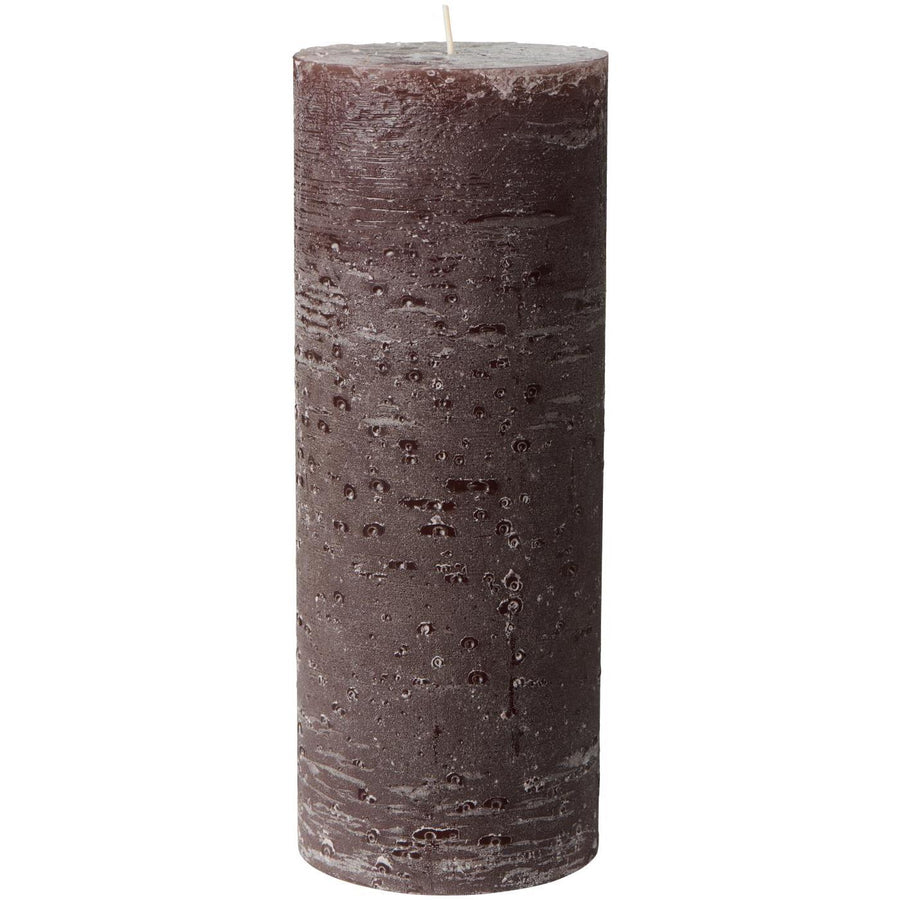 Ib Laursen Rustiklys - Chocolate (H: 25 cm, Ø 9,6 cm)