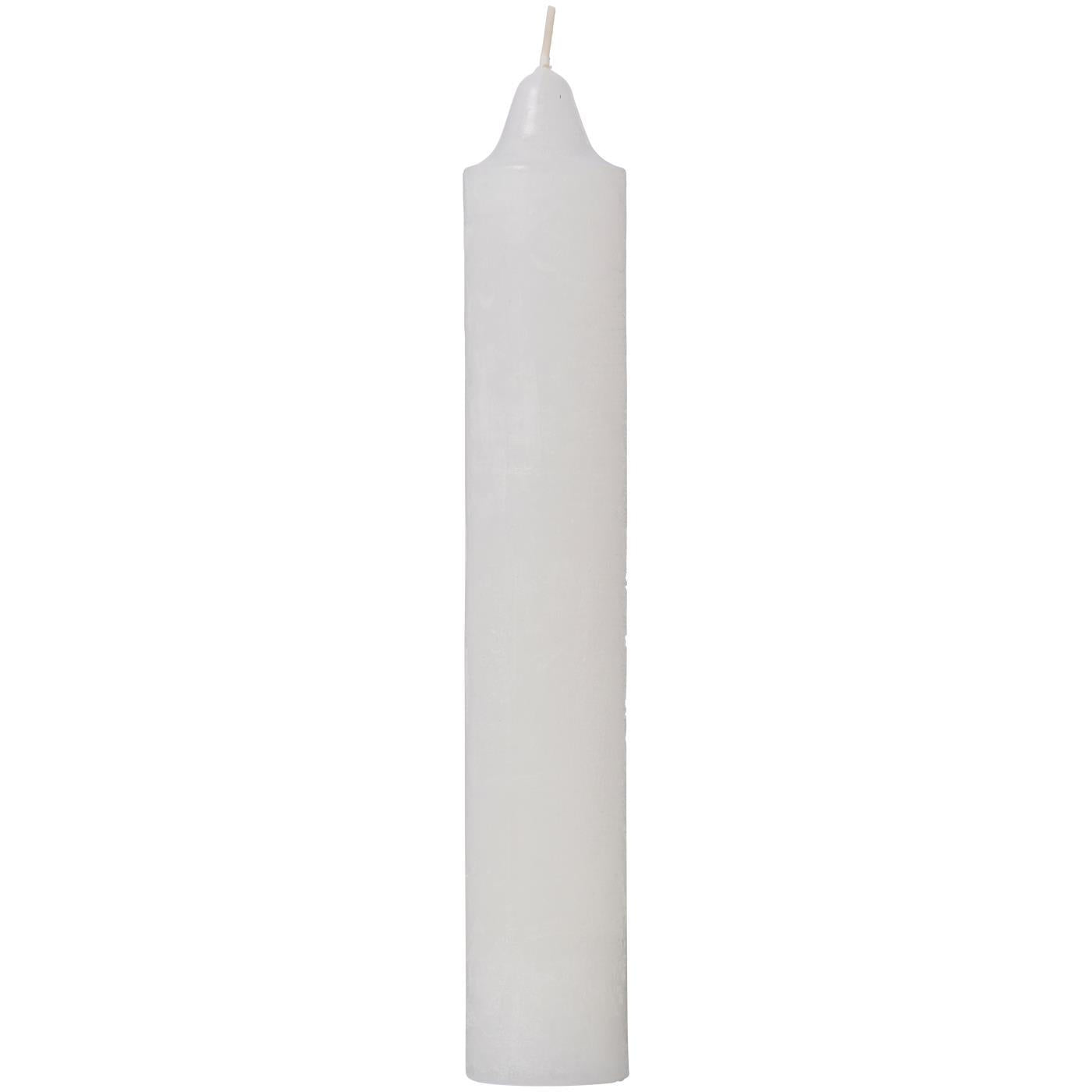 Ib Laursen Rustiklys - Hvid (H:23 cm, Ø: 3,8 cm)
