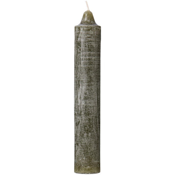 Ib Laursen Rustiklys - Olivengrøn (H:23 cm, Ø: 3,8 cm)
