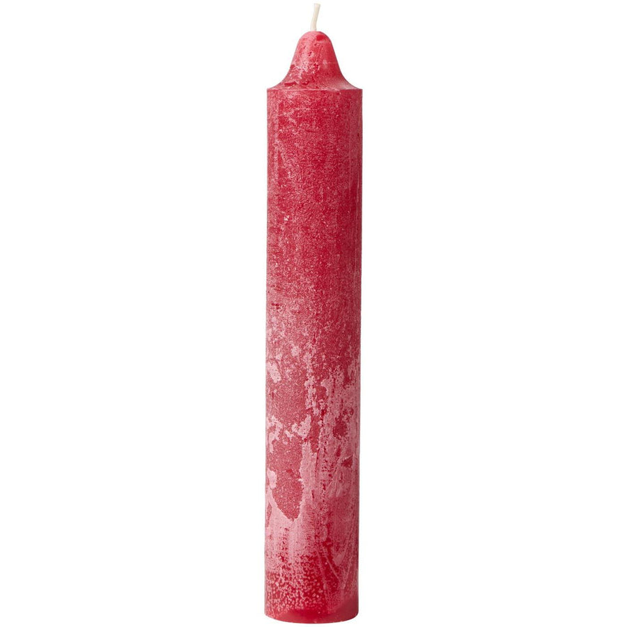 Ib Laursen Rustiklys - Nordic Red (H:23 cm, Ø: 3,8 cm)