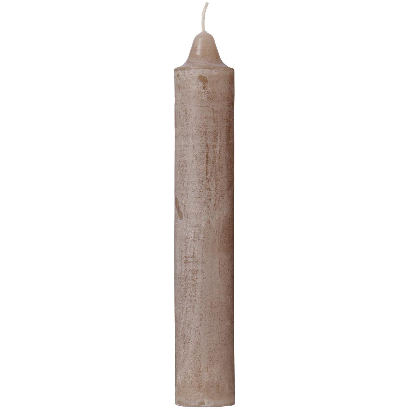 Ib Laursen Rustiklys - Hør (H:23 cm, Ø: 3,8 cm)