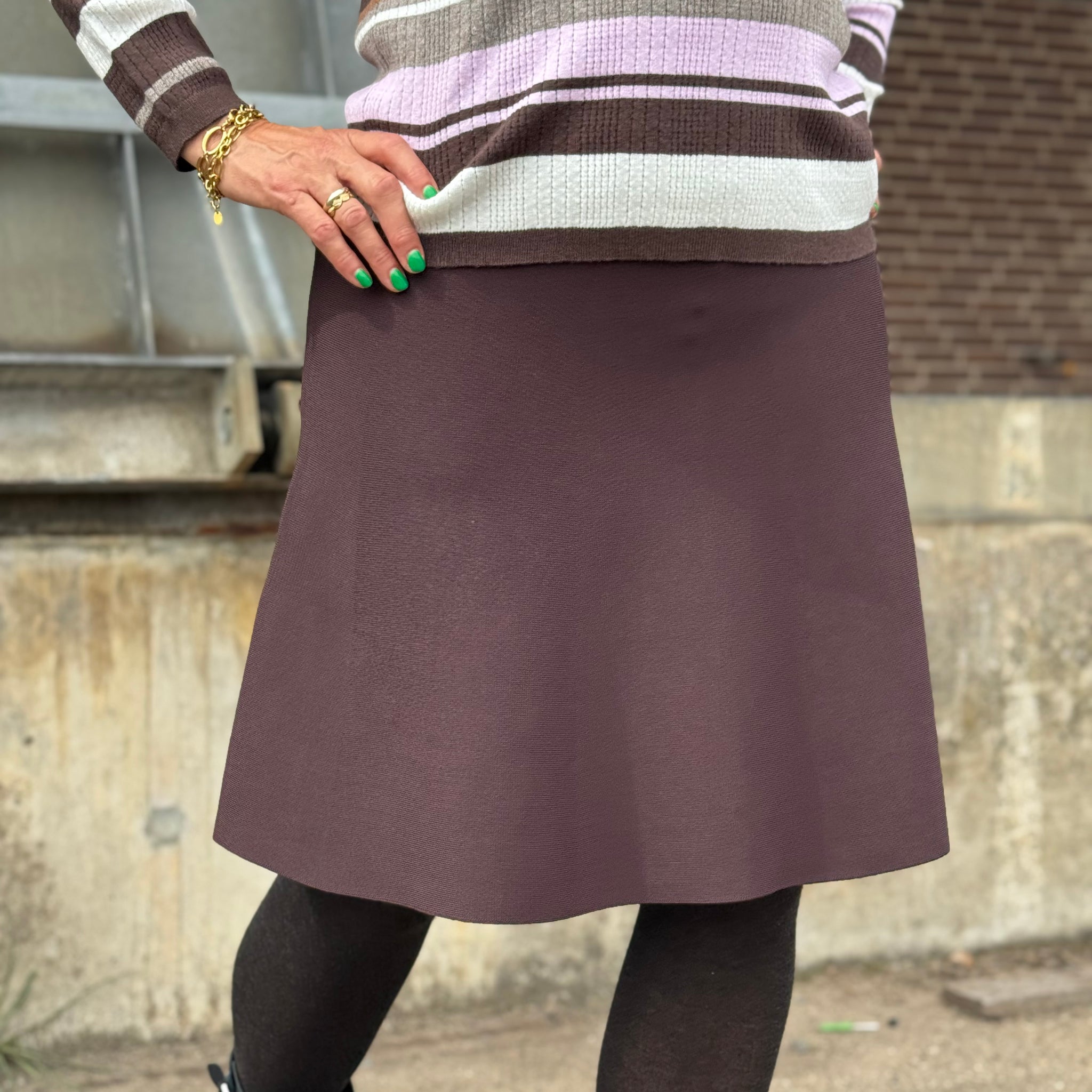 Nümph Lilly Pilly Skirt - Black Coffee