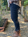 Isay Monza Straight Jeans - Black Denim Wash