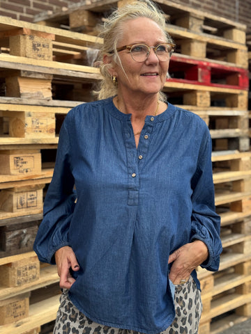 Gaspar Læsø Denim Shirt - Blue