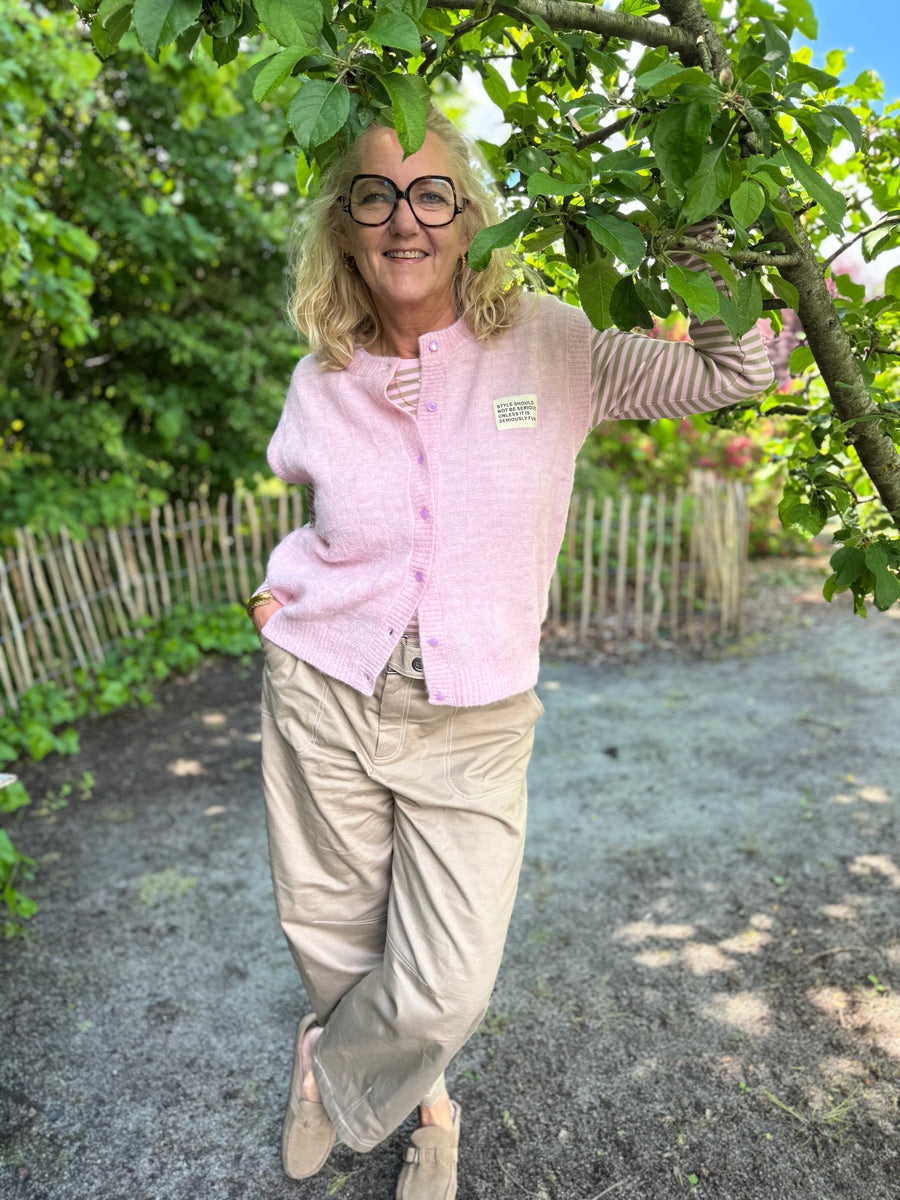 Nümph Hilme Barrel Pants - Silver Mink