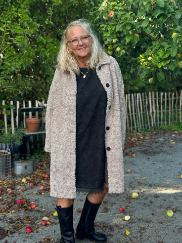 Notyz Fake Fur Jacket - Taupe