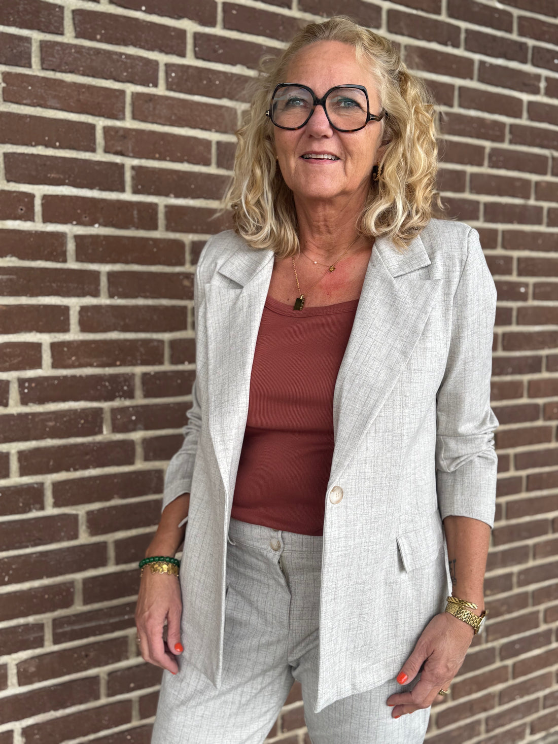 Nü Denmark Commy Blazer - Bonemix