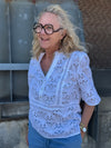 Nümph Maya SS Blouse - Bright White