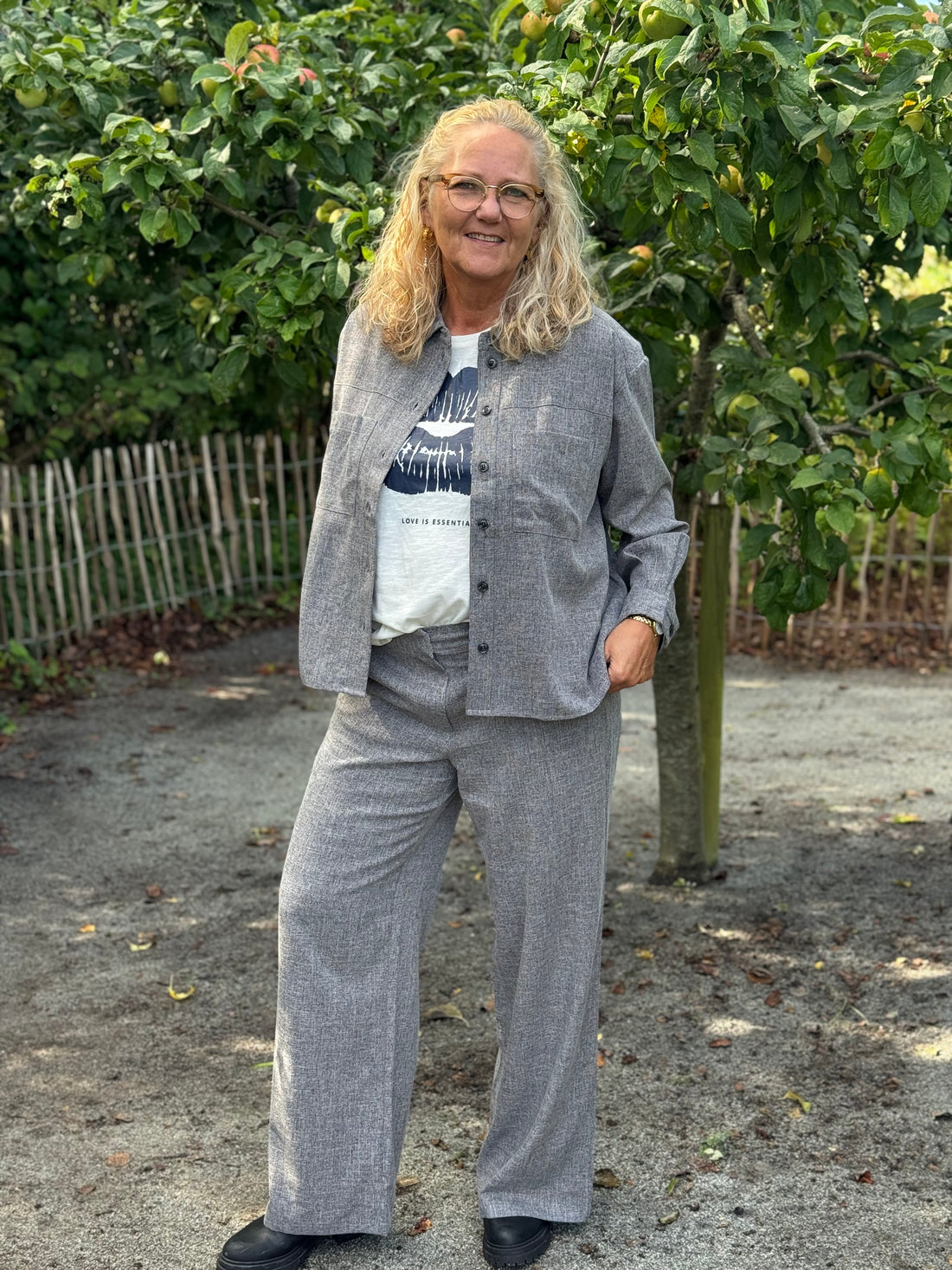 Isay Kiwi Pant - Grey Melange