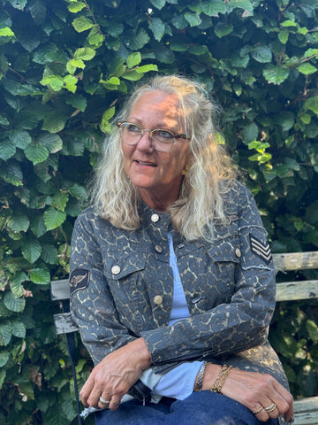 Costa Mani Foxy Leopard Jacket - Grey Leo