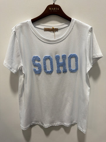 Marta du château Herdis Tee - White/Sky