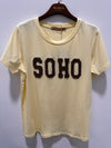 Marta du château Herdis Tee - Yellow/Moro
