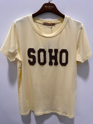 Marta du château Herdis Tee - Yellow/Moro