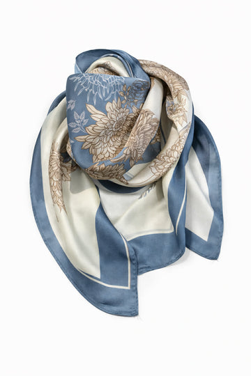 Moster D Tørklæde - Støvblå