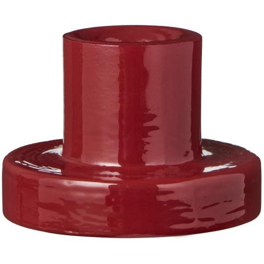 Ib Laursen Glas Stage t/ 1,3 cm Lys - Rød