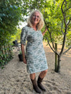 Cream Torli Short Dress - Mulled Basil
