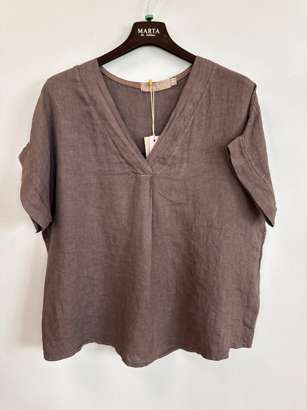 Marta du château Bellissima Blouse - Mocca
