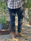 Isay Monza Straight Jeans - Black Denim Wash