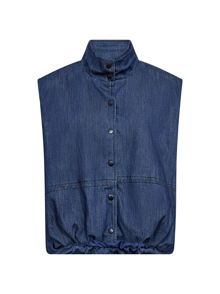 Nü Denmark Cecil Vest - Denim Blue
