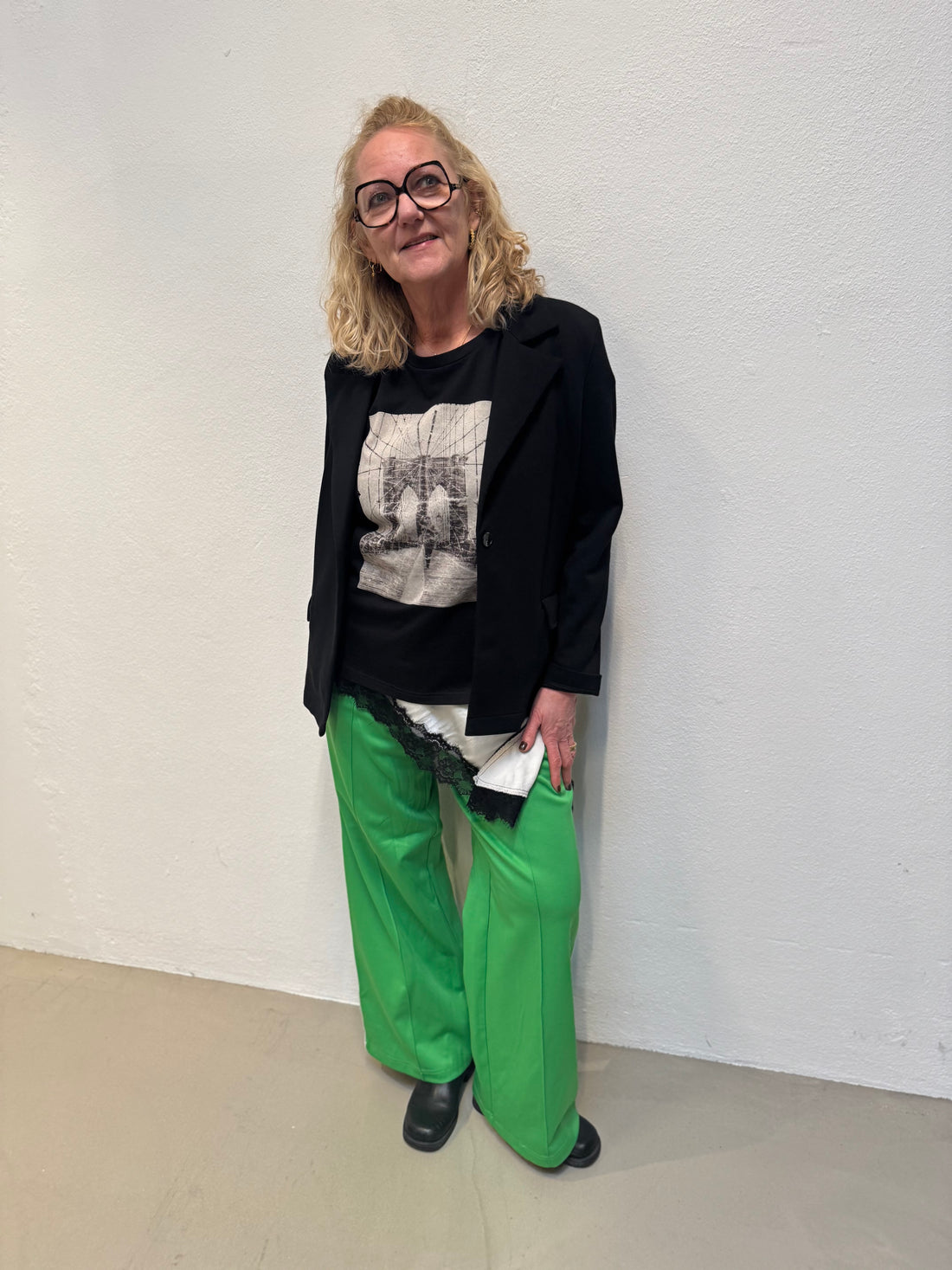 Nümph Senada Pants - Vibrant Green