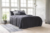 Ib Laursen - Quilt sengetæppe dobbelt antracit 240x240 cm | Ib Laursen | Køb online hos Moster D – Hurtig levering