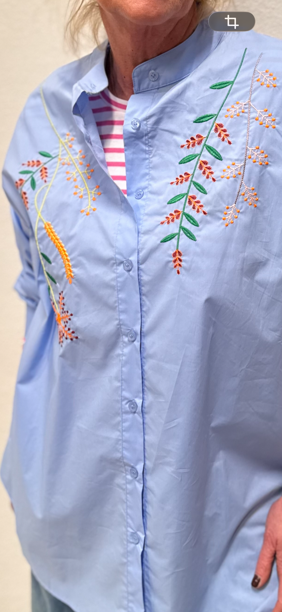Marta du château Kamma Shirt - Celeste