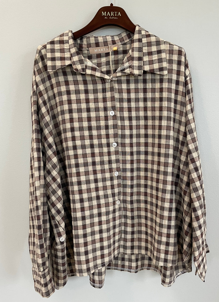 Marta du château Xanthe Shirt - Brown