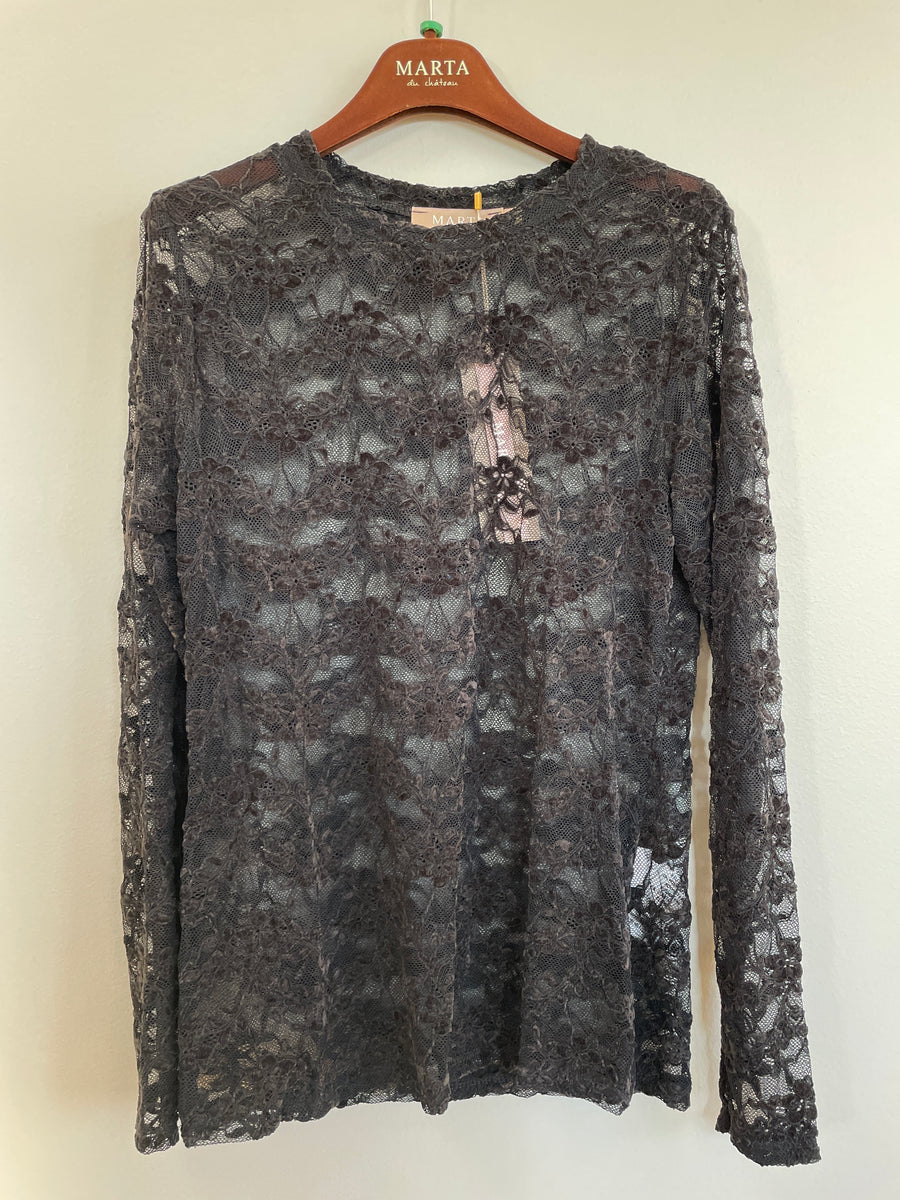 Marta du château Primula LS Tee - Black