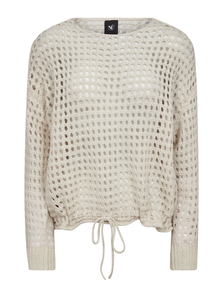 Nü Denmark Evalina Blouse Knit - Bone