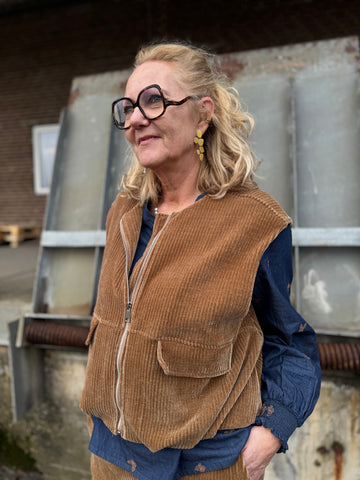 Marta du château Freya Vest - Camel