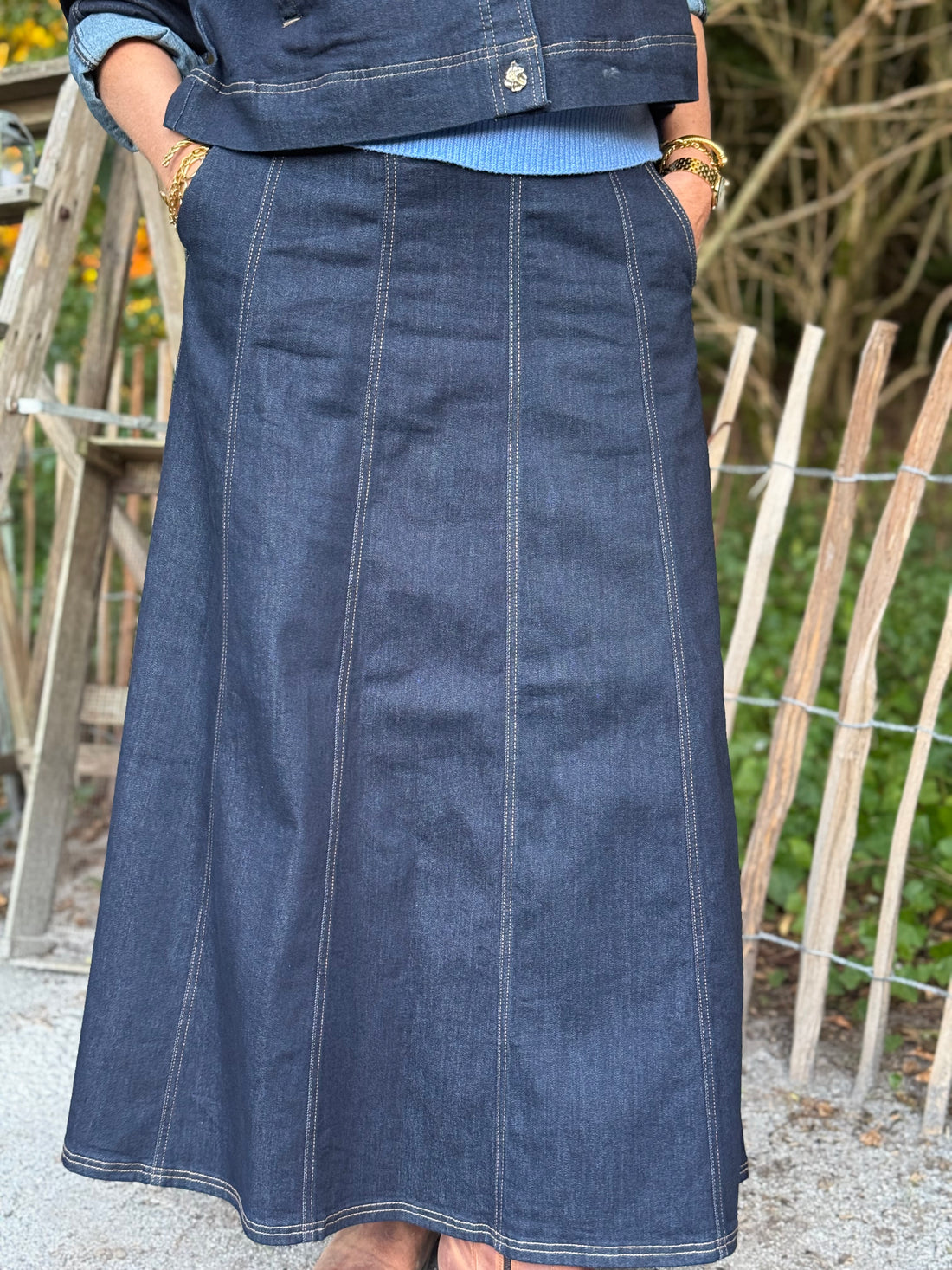 Culture Bobbie Denim Skirt - Rinse Wash (PRE-ORDRE SEPTEMBER)