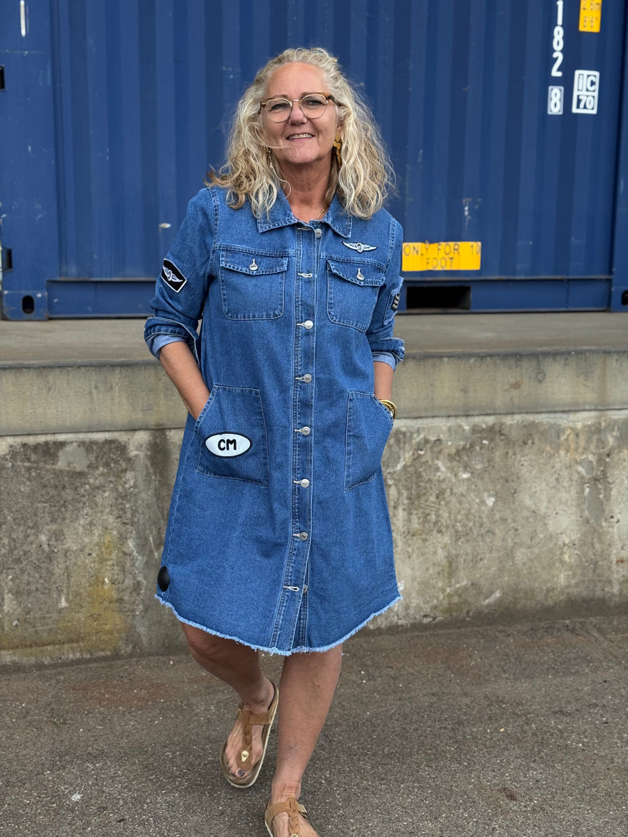 Costa Mani Foxy Denim Long Jacket