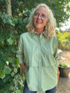 Nümph Micja Long Shirt - Forest Green